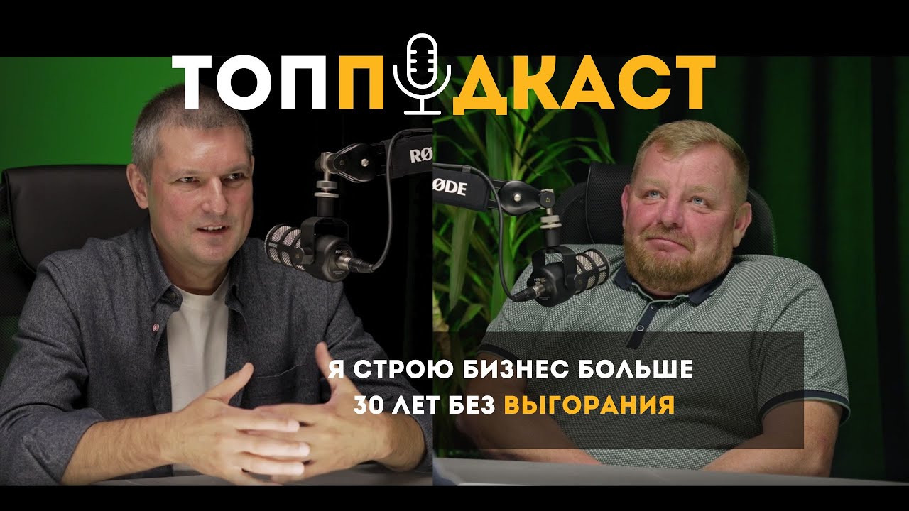 ТопПодкаст #5 - предприниматель который не знает, что такое депрессия и выгорание в 2024 году