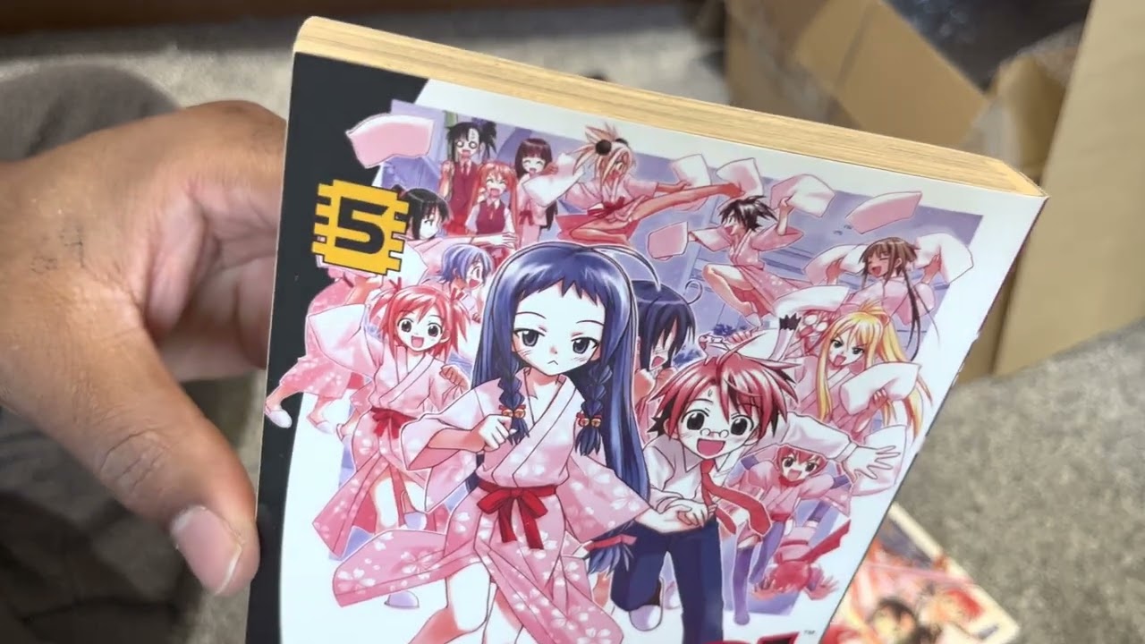 Manga unboxing! Negima! Vol 1-12!