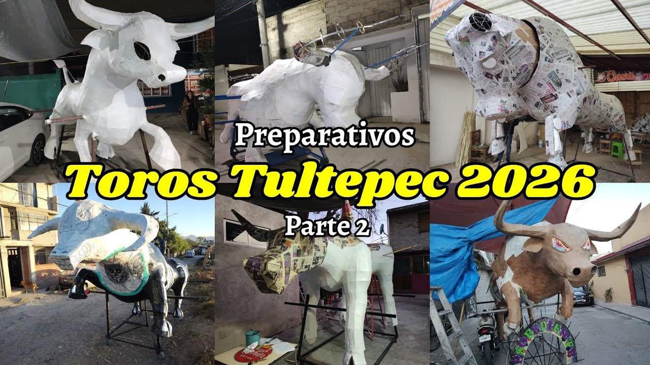 Preparativos De Algunos De Los Toros Pirotécnicos Para Este 6 De Marzo En Tultepec 2026 (2).