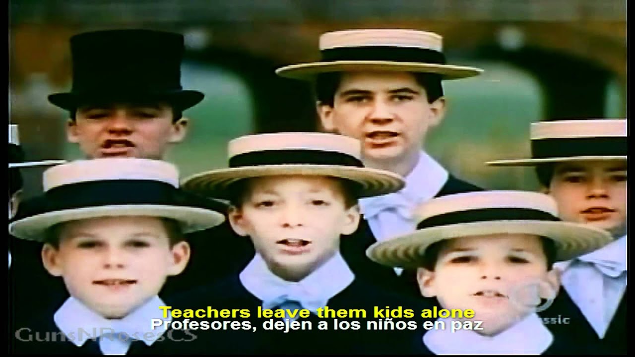 Pink Floyd - Another Brick in the Wall HD - Espa&ntilde;ol / Ingl&eacute;s