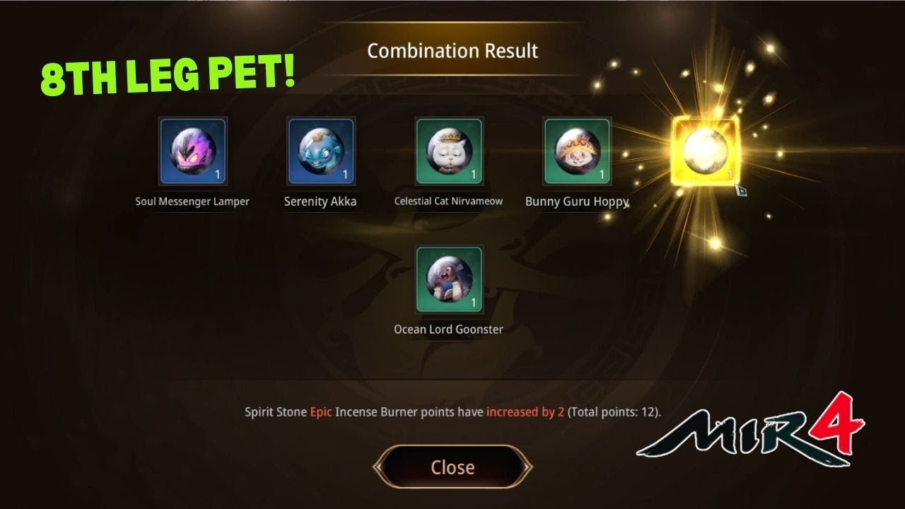 MIR4 - 8TH LEGENDARY SPIRIT NA SANA KASO...