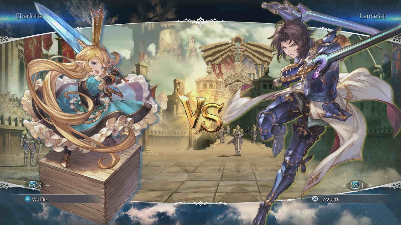GBVS Rising High Level Waffle (Charlotta) VS Fukunaga (Lancelot)