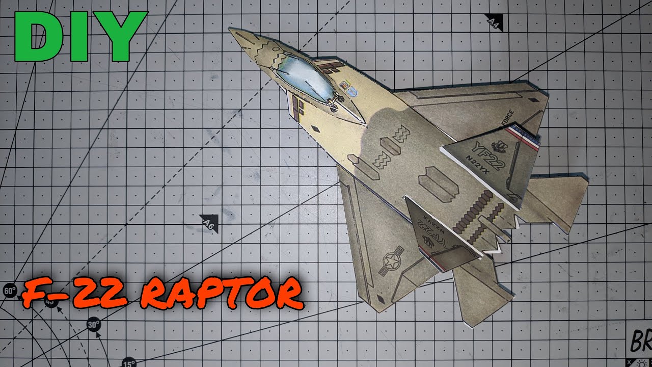 How to make 3D model of F-22 Raptor