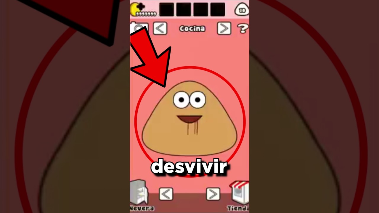 NUNCA INTENTES DESVIVIR A POU 😨 #pou #josativi #shorts #youtube