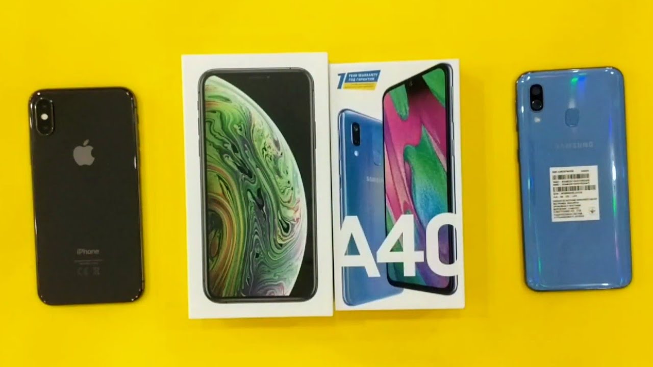 iPhone Xs vs Samsung Galaxy A40