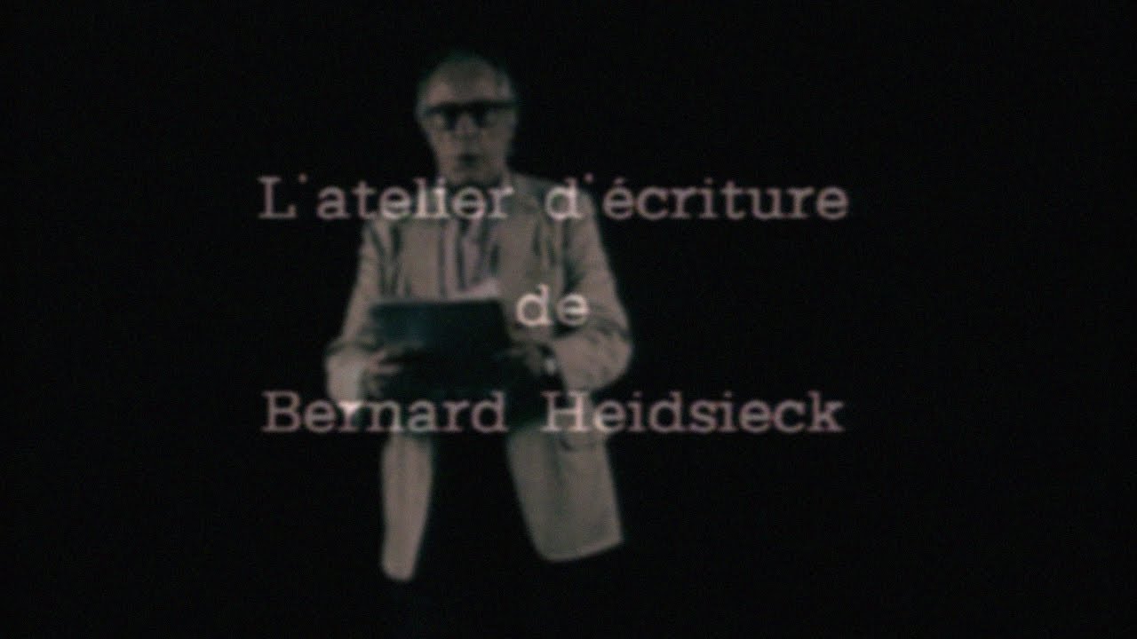 Bernard HEIDSIECK – Dans l’atelier (DOCUMENTAIRE, 1994)