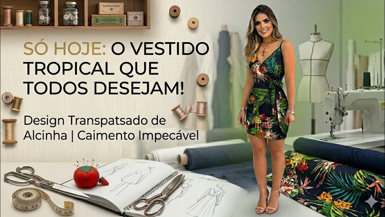 ✅️ DIY Vestido Transpassado de Alcinha_Costura fácil passo a passo para iniciantes Gisleide Novelo