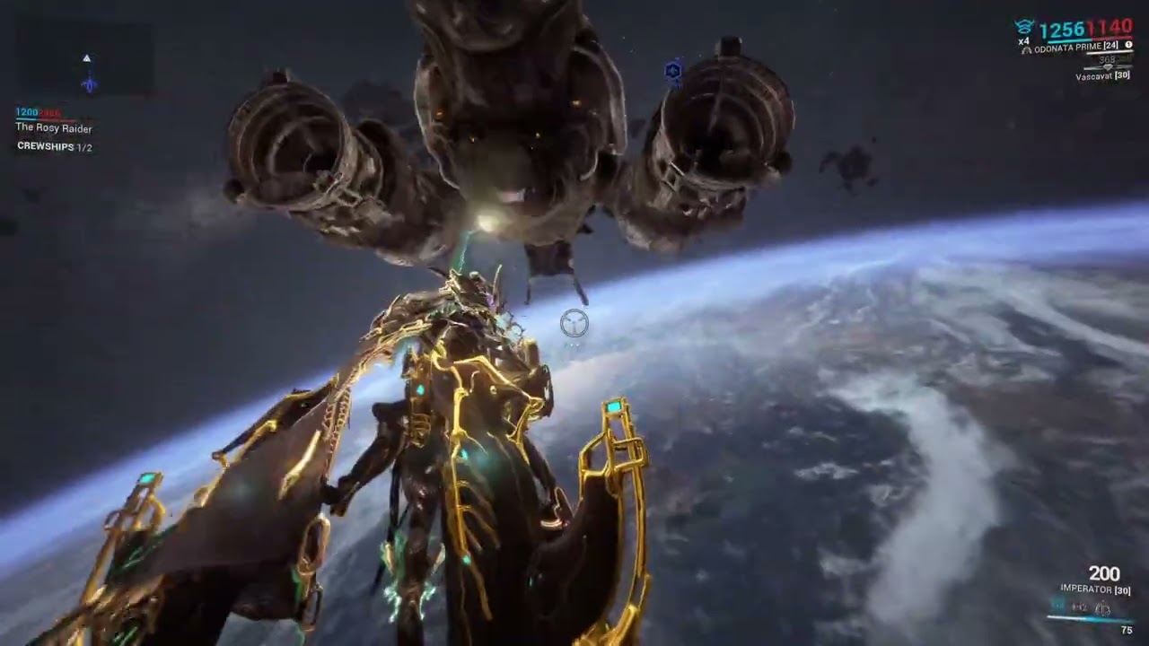 Warframe Railjack Mission at Earth Proxima Sover Strait