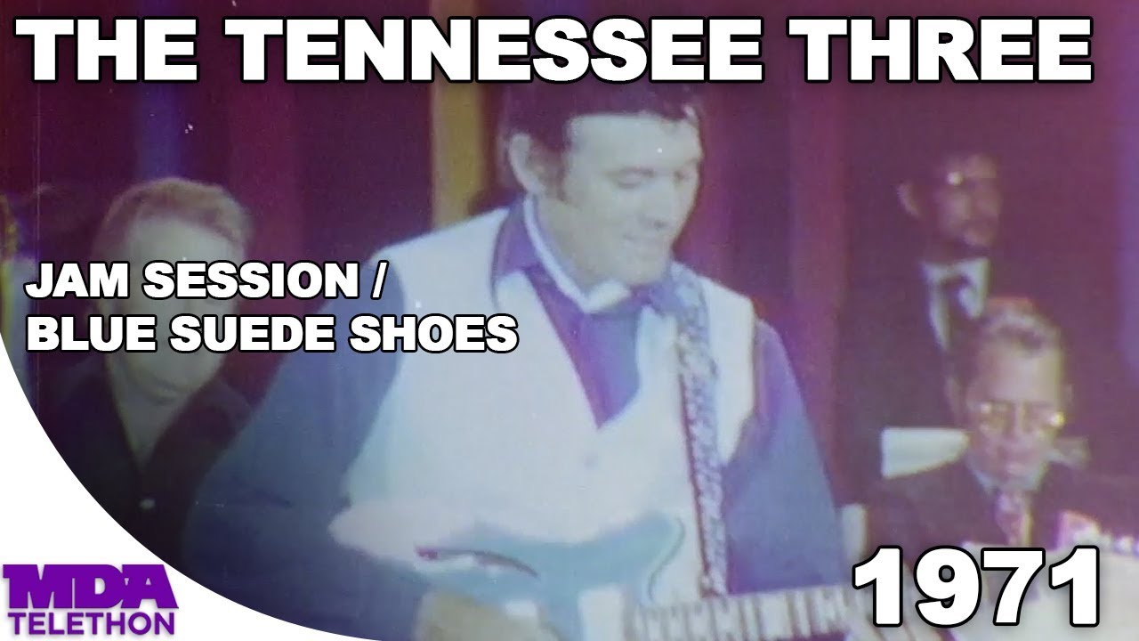 Carl Perkins & The Tennessee Three - Jam Session & "Blue Suede Shoes" (1971) - MDA Telethon