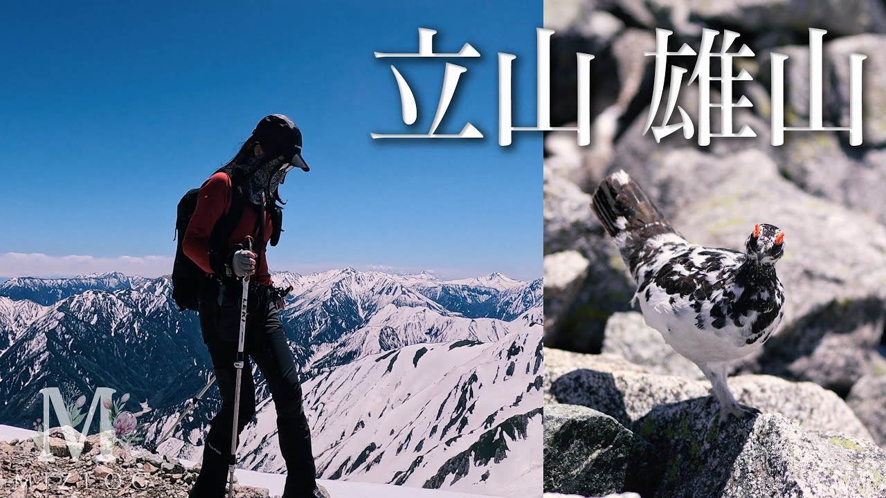 【巡礼Vlog】立山 雄山  - 雄山神社 峰本社 残雪期雪山登山 雷鳥ドラゴンアイ #立山 #登山