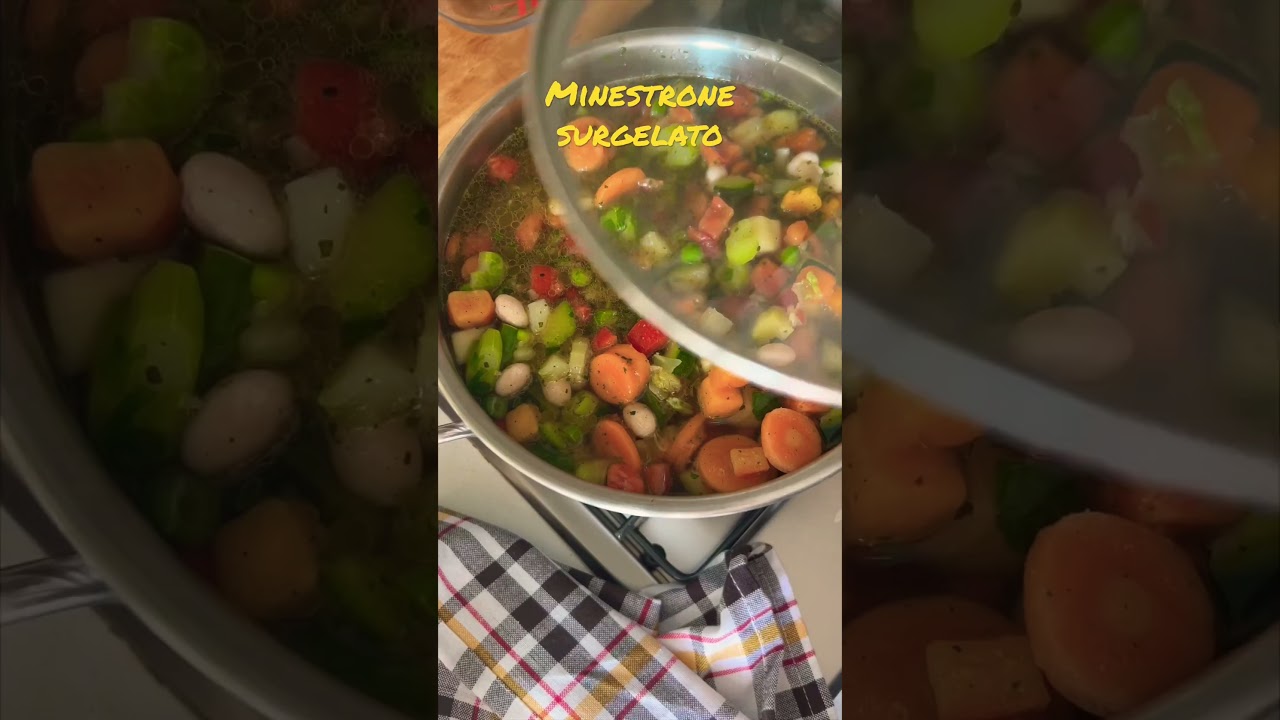 Come cucinare il minestrone surgelato! #shorts #cucina #ricettefacili #minestrone #dieta