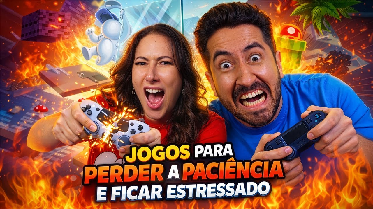 50 JOGOS PARA PERDER A PACIÊNCIA E FICAR ESTRESSADO (deu ruim)