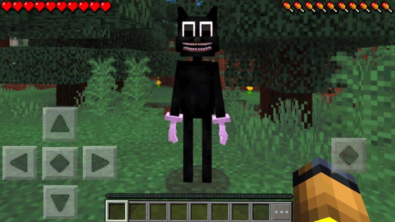 I FOUND CARTOON CAT in Minecraft Pocket Edition!