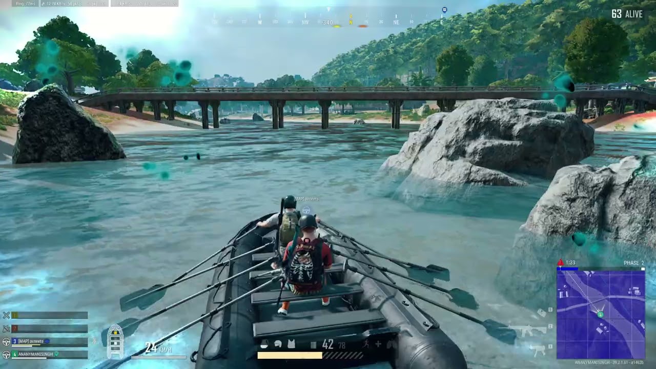 Zone chasing extreme in pubg pc sanhok after going caves