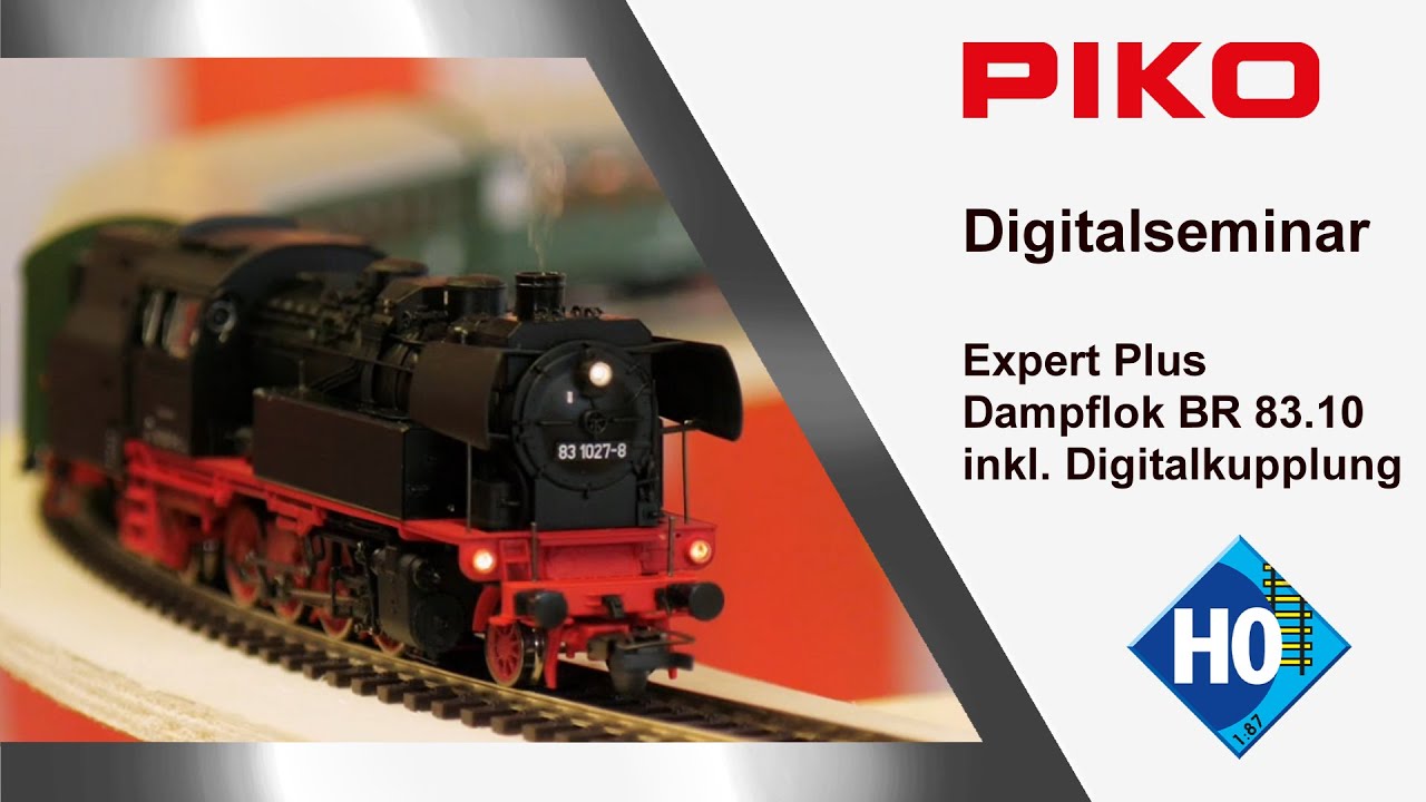 PIKO [D025] Digitalseminar Highlights der H0 Expert Plus BR 83.10