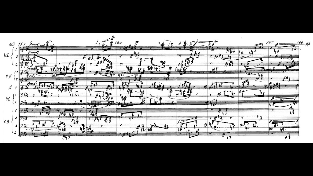 Iannis Xenakis - Metastasis (1953-54) pour 60 musiciens [Metastaseis B]