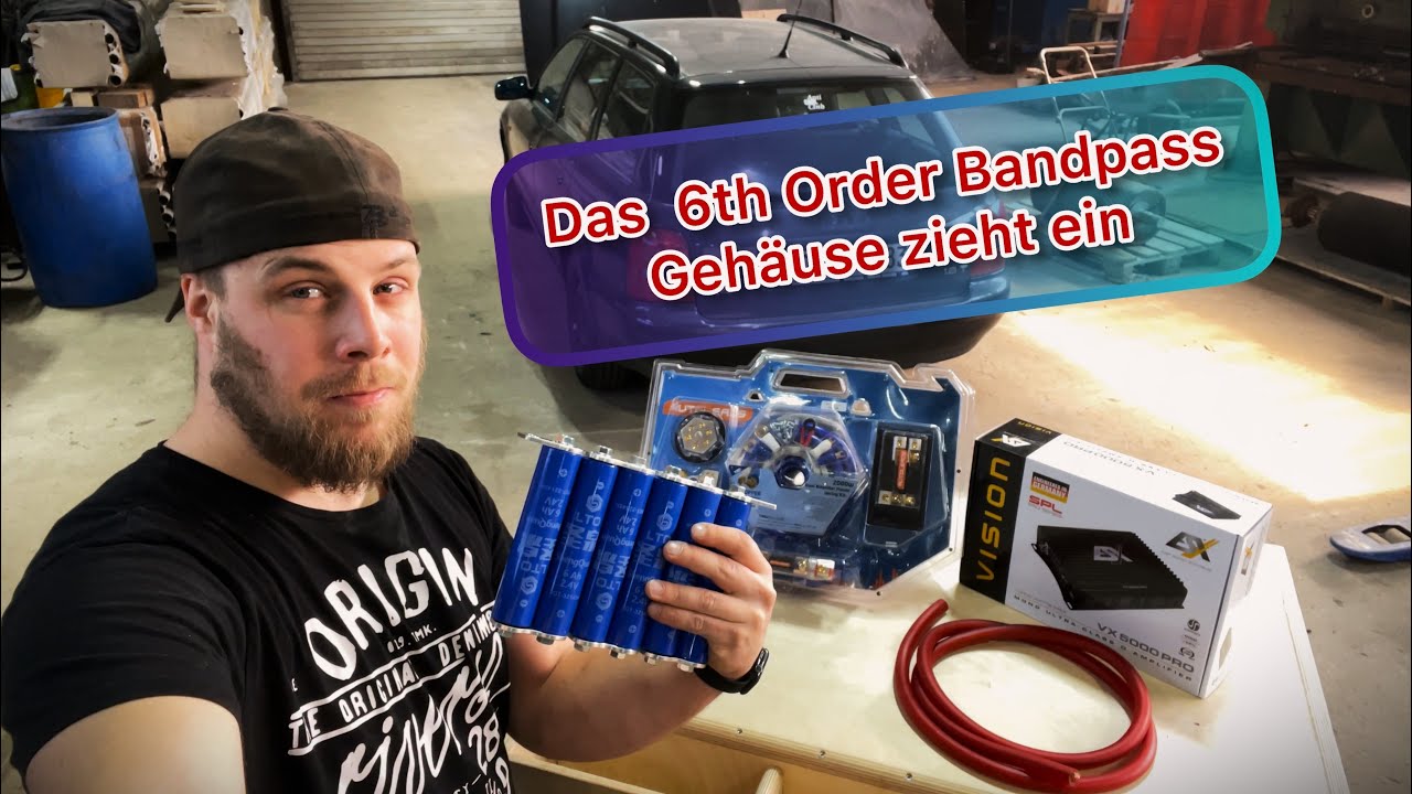6th Order Bandpass im A4 B5 Part 2 , 5000 Watt an einem 15