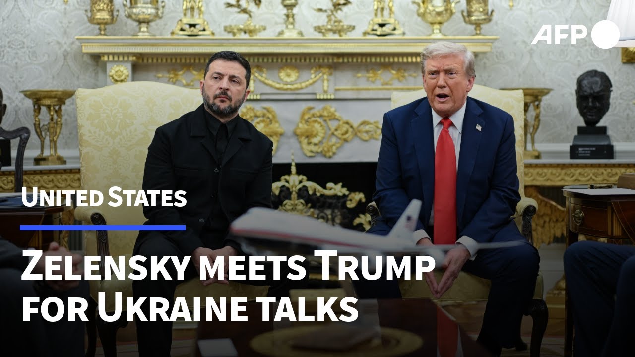 IN FULL - Trump and Zelensky hold bilateral meeting on Ukraine | AFP