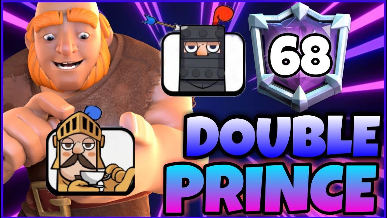 Top 70 Ladder with Giant Double Prince Deck | Clash Royale