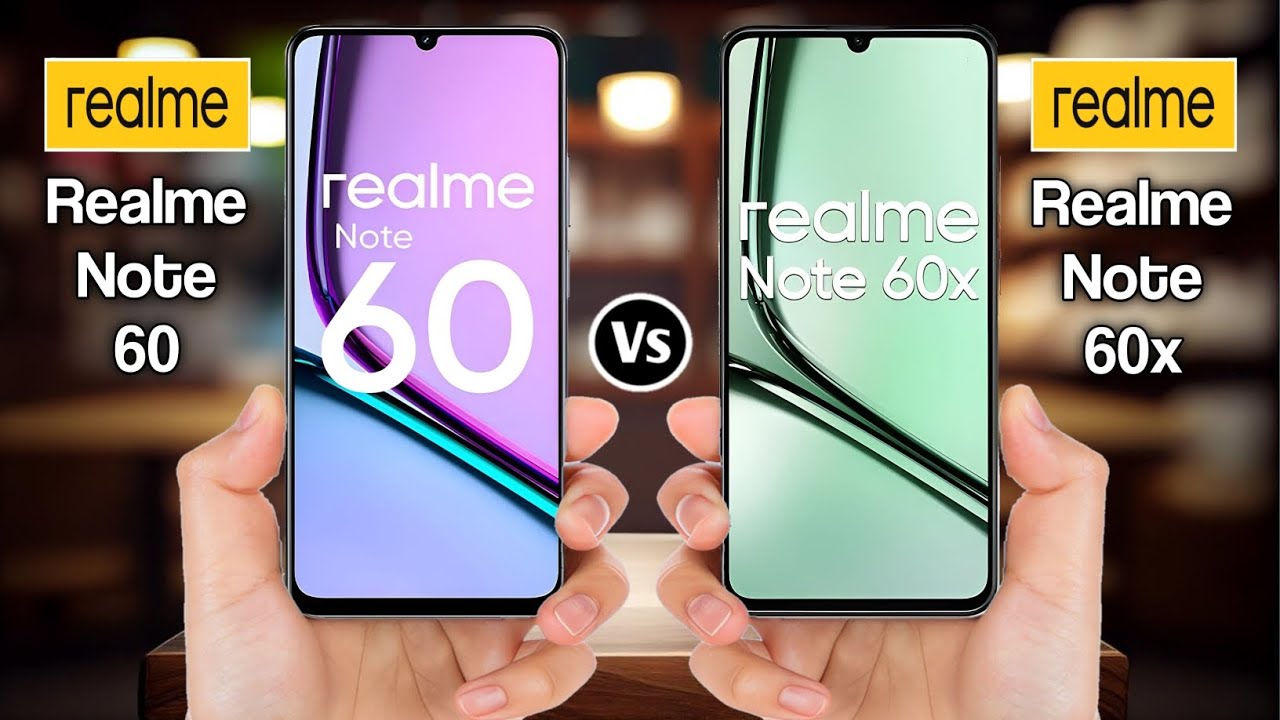Realme Note 60 Vs Realme Note 60x