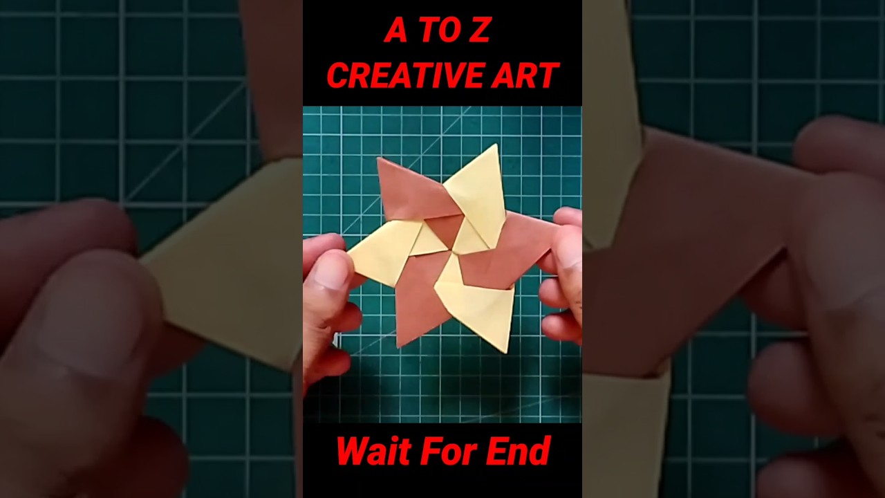 Origami Paper Craft Tutorial For Kids #shorts #papercrafts #trending #viralvideo #artistajadanand