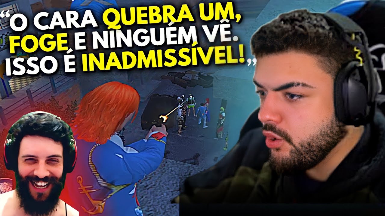 LUQUET4 REAGINDO AO DEFANTE E PAULINHO TRETANDO NA GROTA