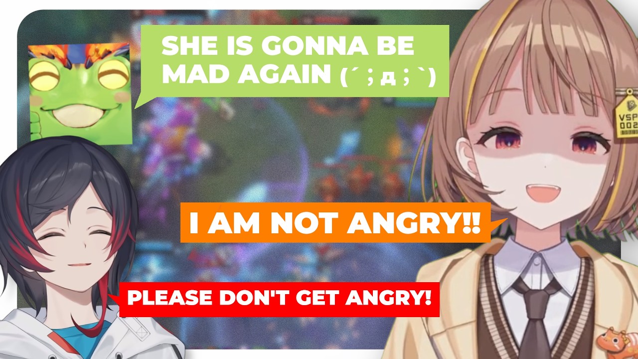 Everyone Is Scared of Angry Sendo Yuuhi【Vtuber/Vspo!/League of Lagends】