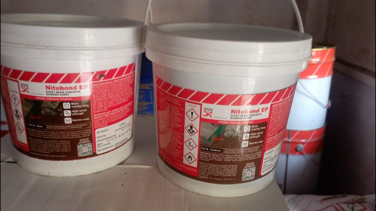 Fosroc Nitobond EP || Epoxy Bonding Agent || Old to New Concrete bonding Agent