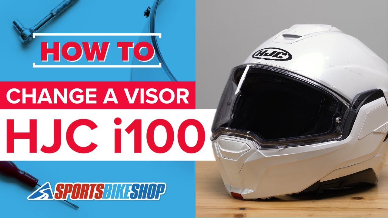 How to change a visor: HJC i100 motorcycle helmet