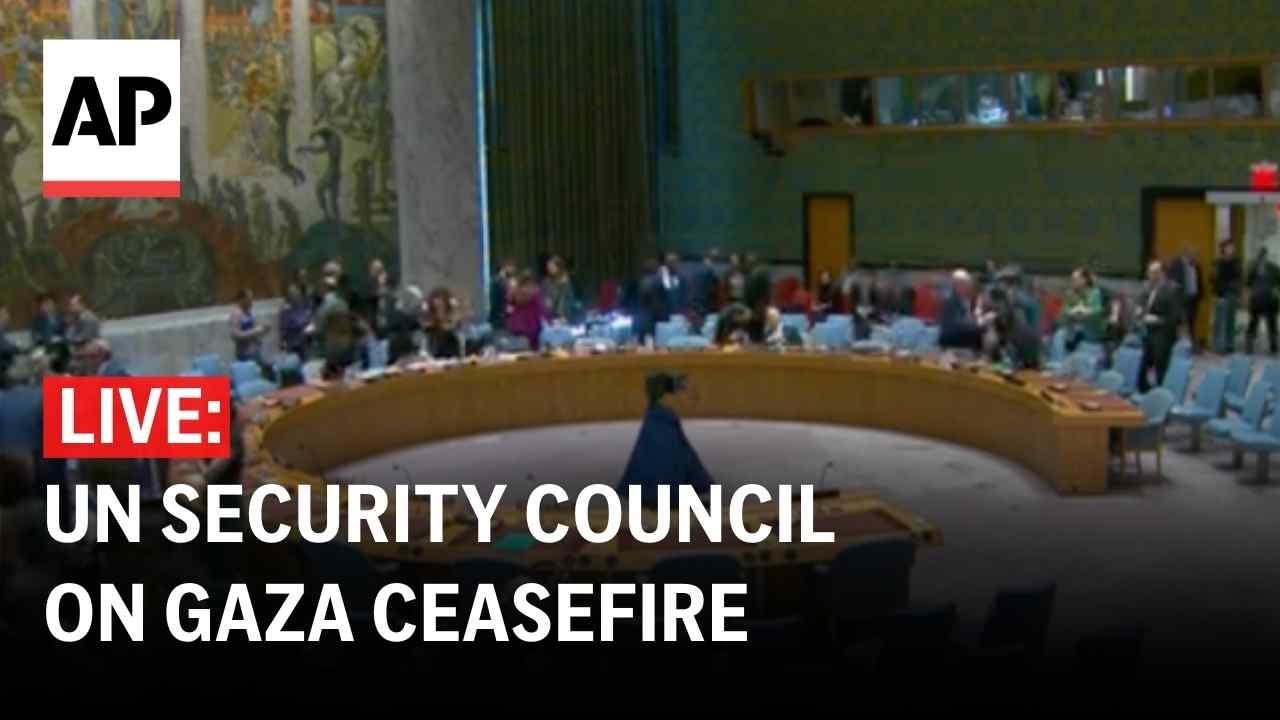 LIVE: UN Security Council votes on Gaza cease-fire