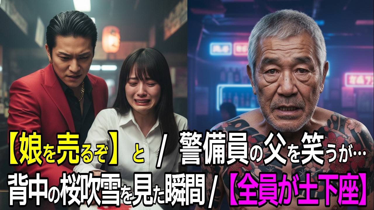 ぼったくりバーで上司にハメられ500万の借金…「底辺警備員の親に払えるか」と笑うヤクザだが、父が上着を脱いだ瞬間、全員が絶望し土下座した理由【スカッとする話】