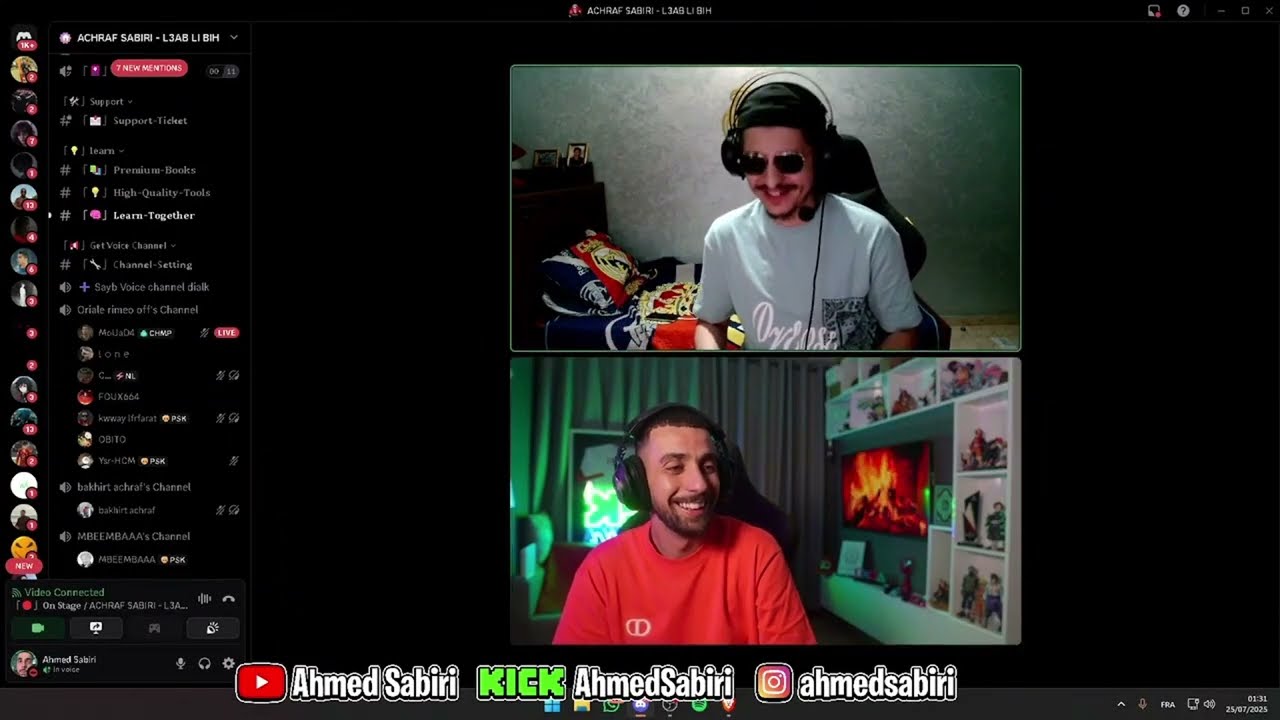 Ahmed Sabiri |  Achraf Sabiri   أنديرو أحسن ماتش فل مغرب 🔥 | Full stream | kick live