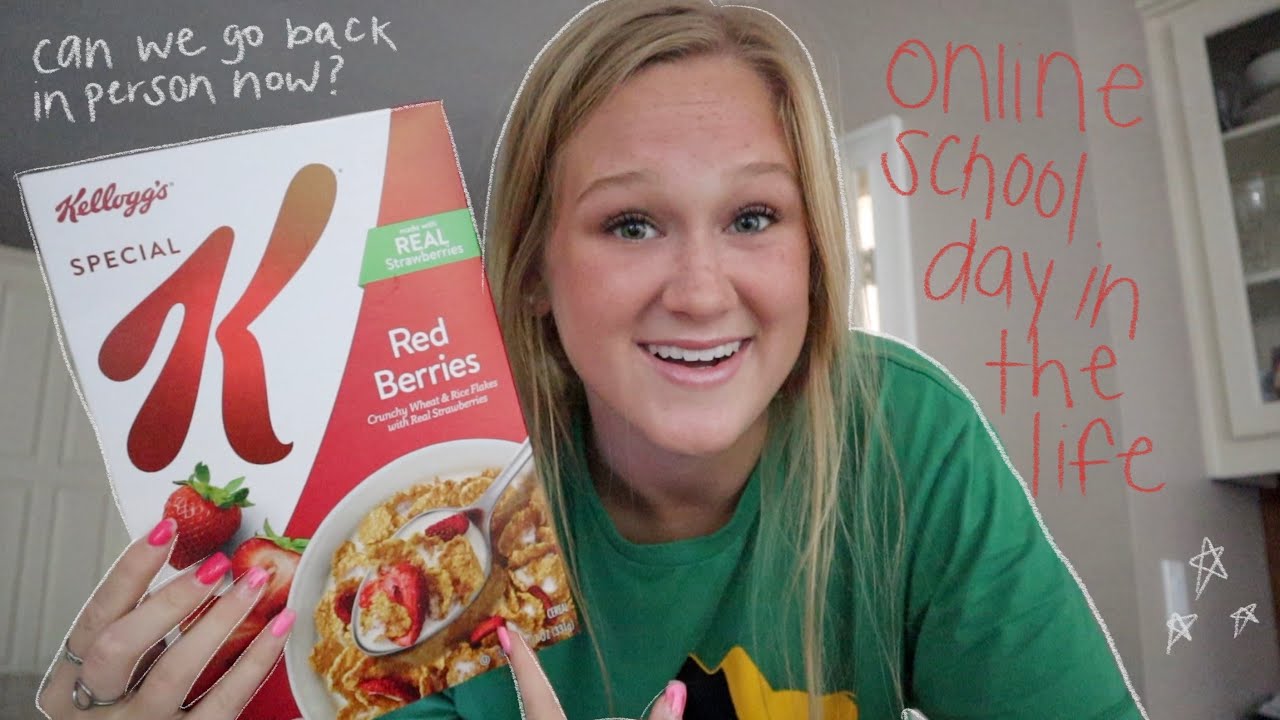 a day in my life of online school 2020 (junior year)