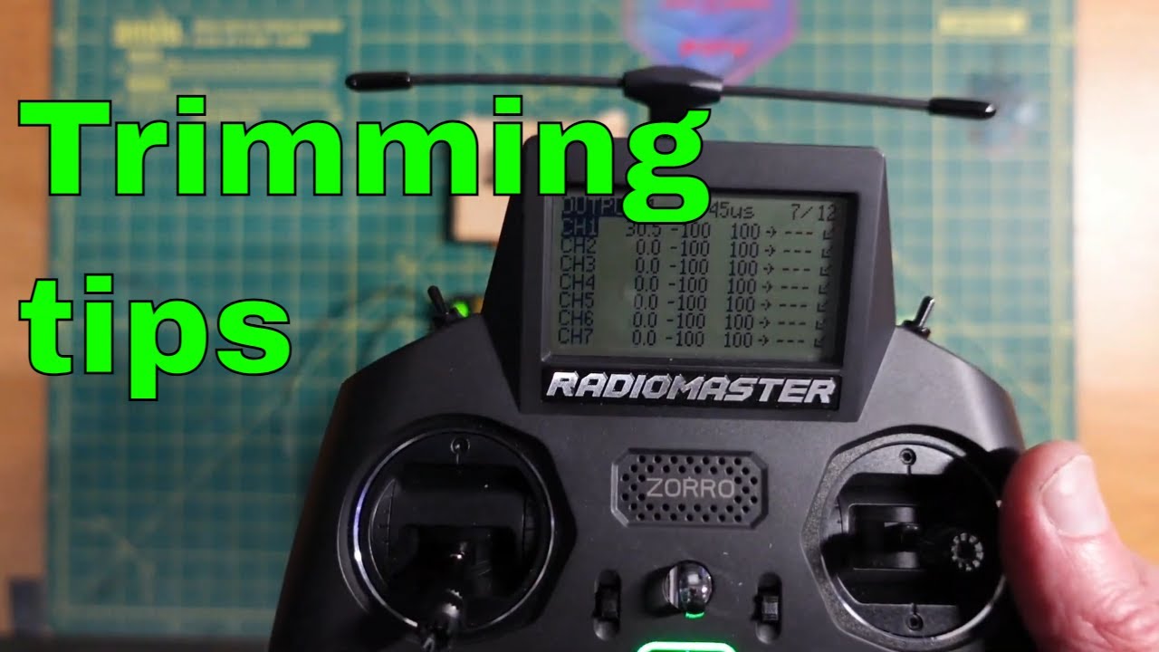 RadioMaster  Tips - Episode 3 - Trimming your model aircraft