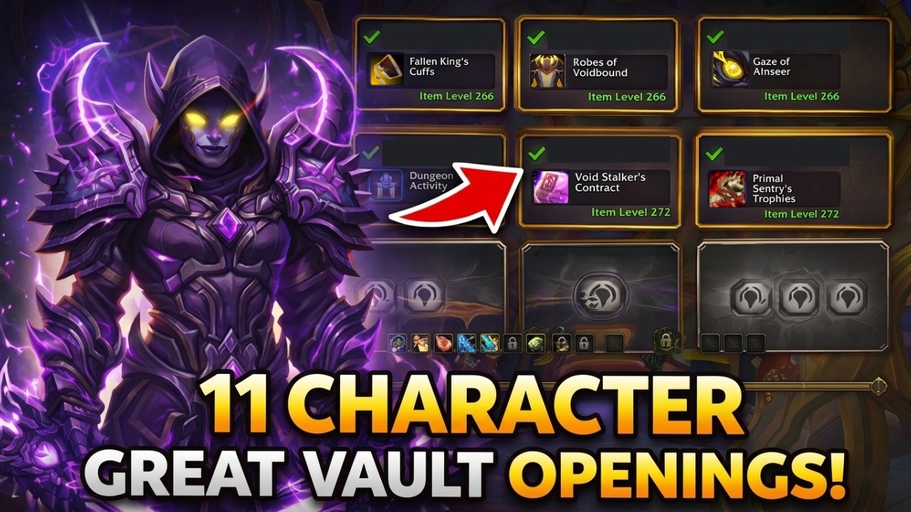 I Grinded 11 WoW Characters for Great Vaults&hellip; Was It Worth It?