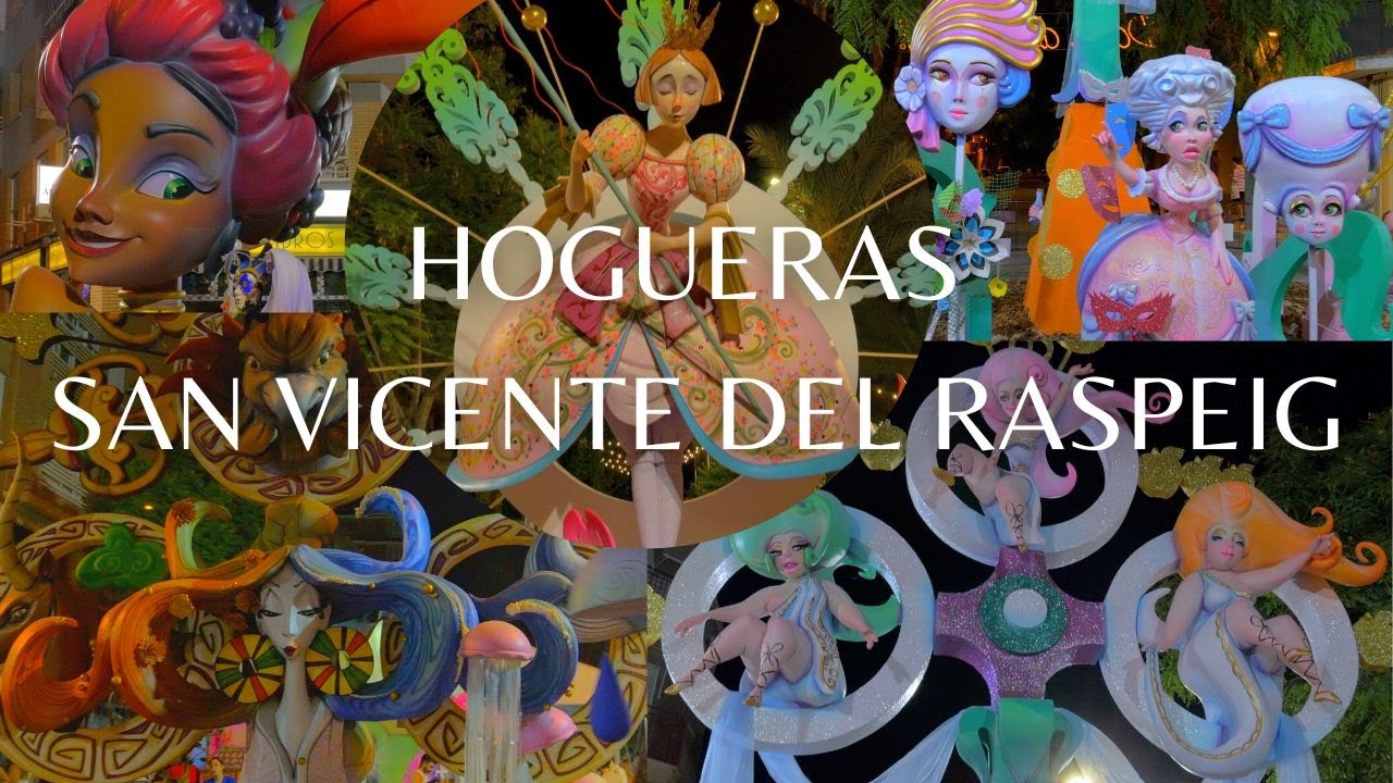 Hogueras de San Vicente del Raspeig 2022 en 4K.