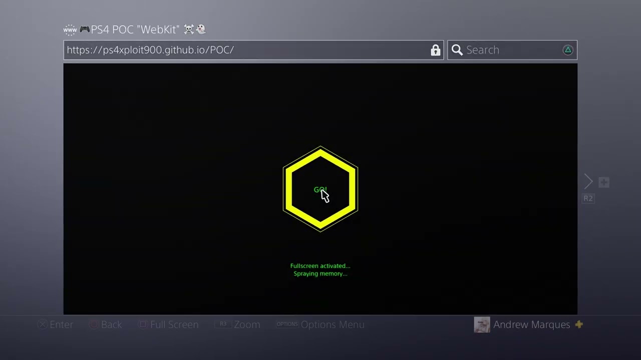PS4 12.02, 12.50 & 12.52 Two WebKit Exploits With Internet Browser