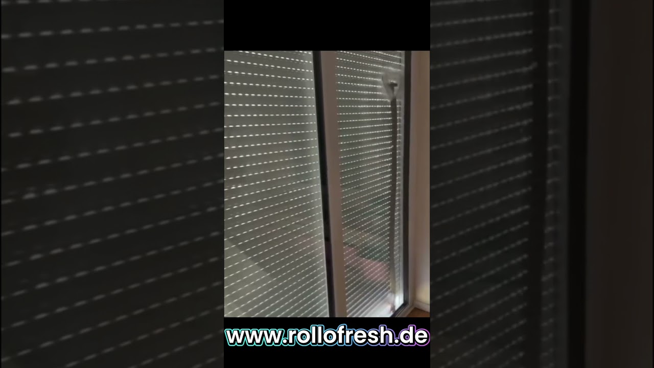 Die Reinigung von Rollladen Innenseiten bei Festverglasung ist jetzt kinderleicht mit Rollofresh!