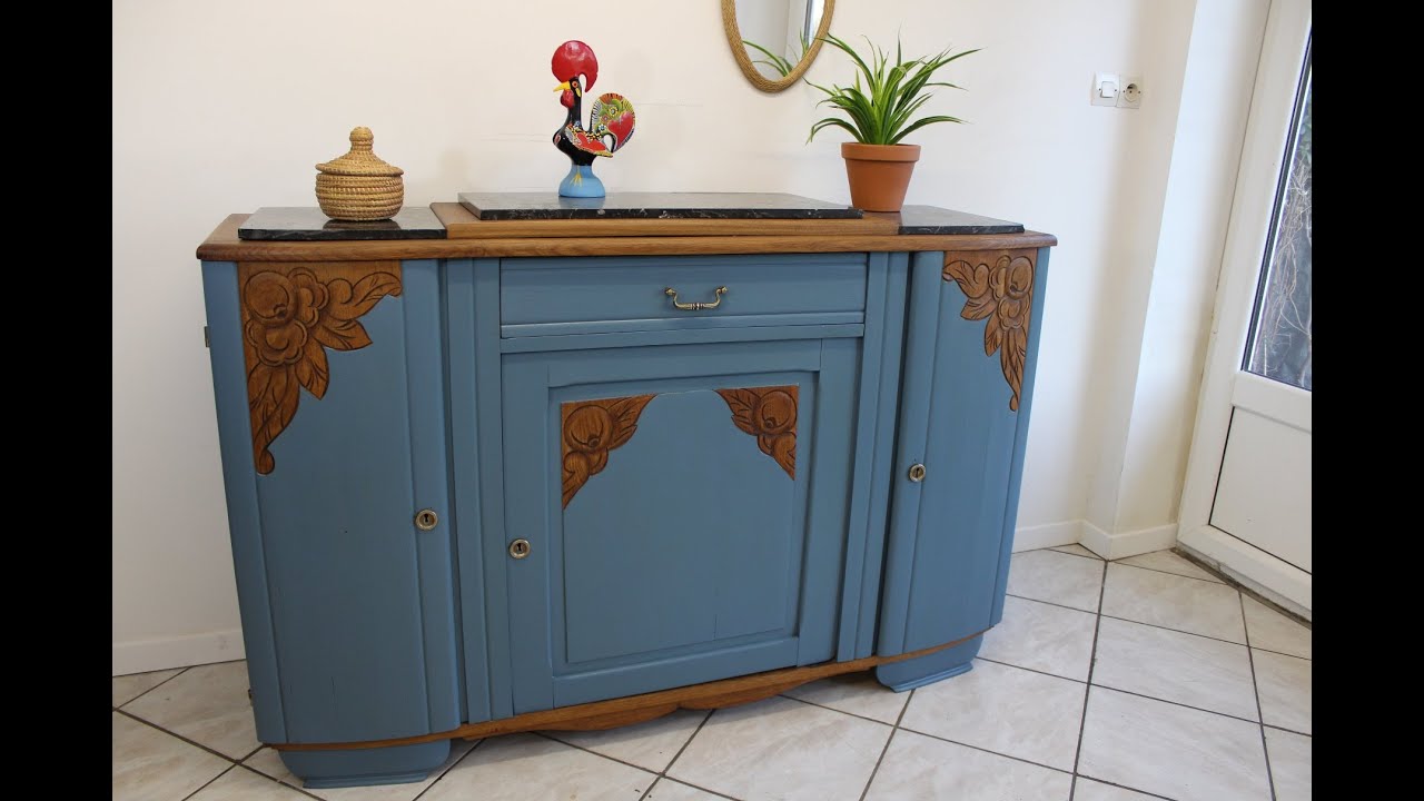 Relooker un buffet ancien sans le décaper