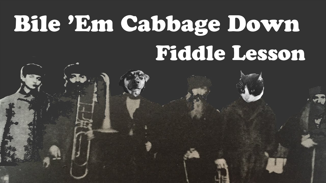 Bile 'Em Cabbage Down - Basic Fiddle Lesson (Super  Easy)