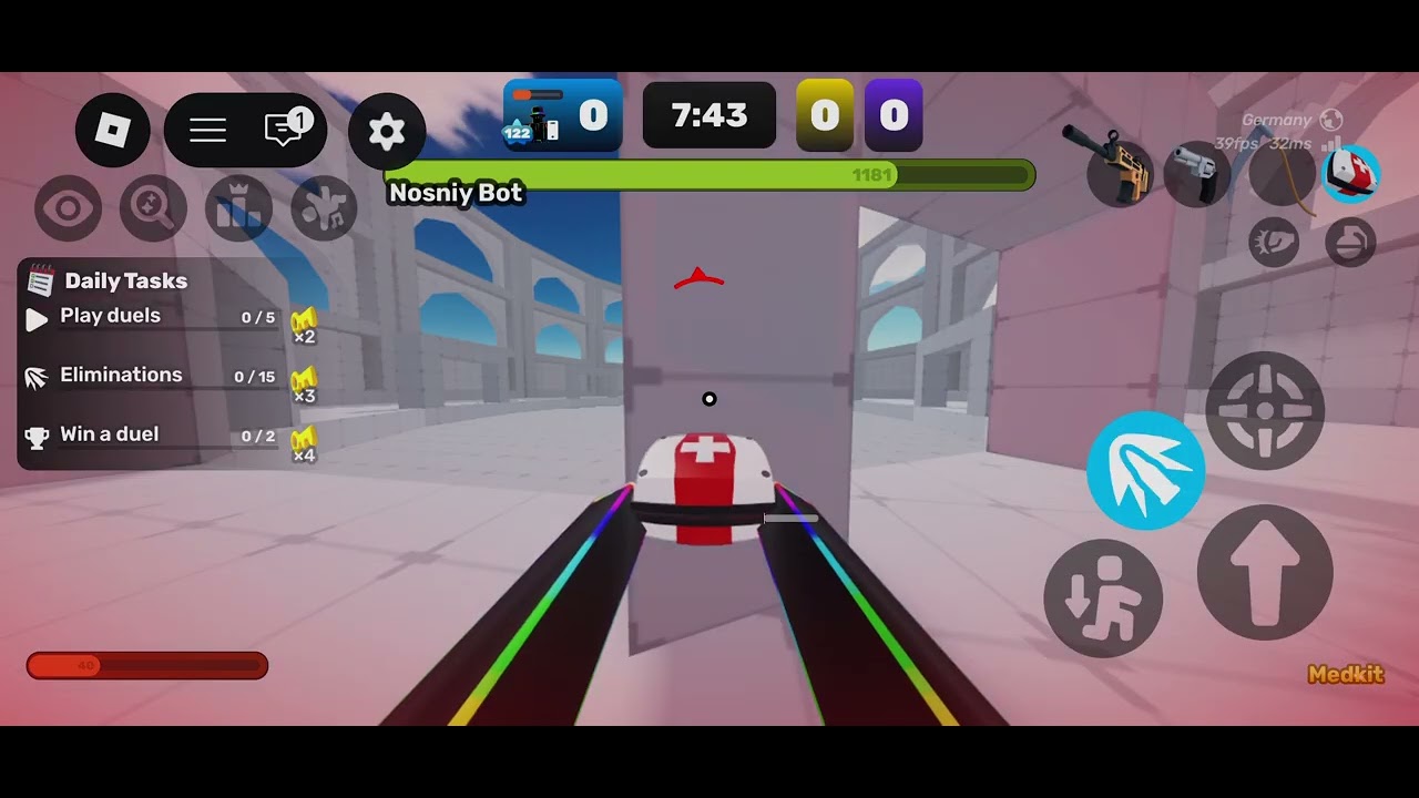 Trying to beat nosniy bot