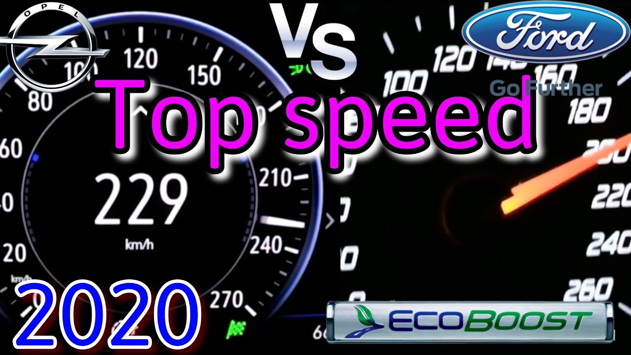 2020 Opel insignia 2.0 T 200 HP VS Ford Mondeo 2.0 Ecoboost 240 HP Top speed 0-230 acceleration