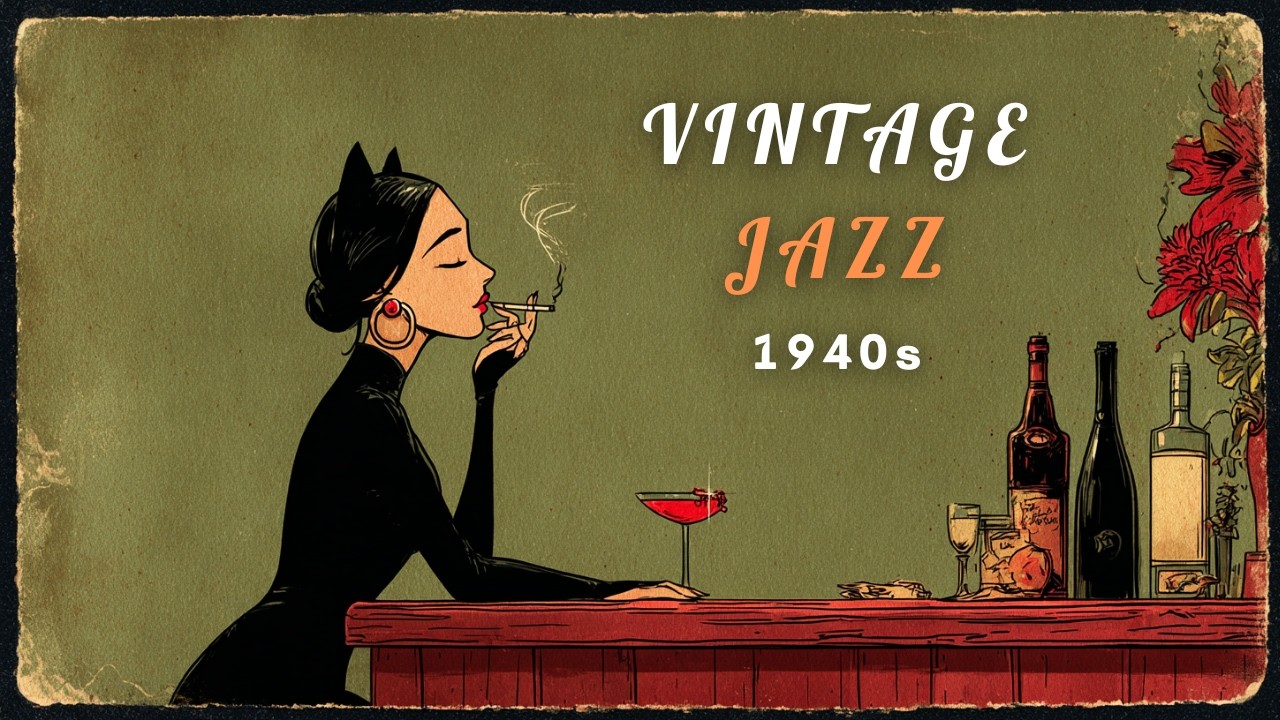 1940's Vintage Jazz Playlist - The floorboards hum the history of every step. | MEOW JAZZ