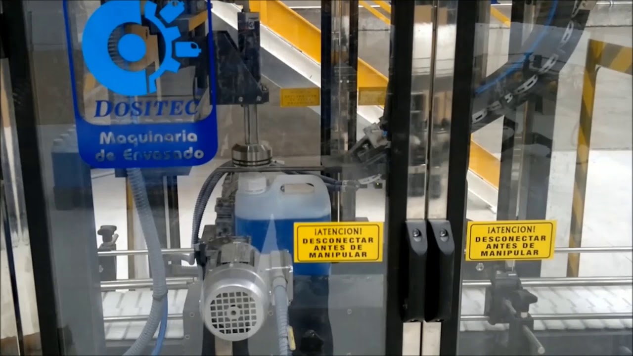 LINEA DE ENVASADO DE PRODUCTOS DE LIMPIEZA INDUSTRIAL 1,5,20 LITROS