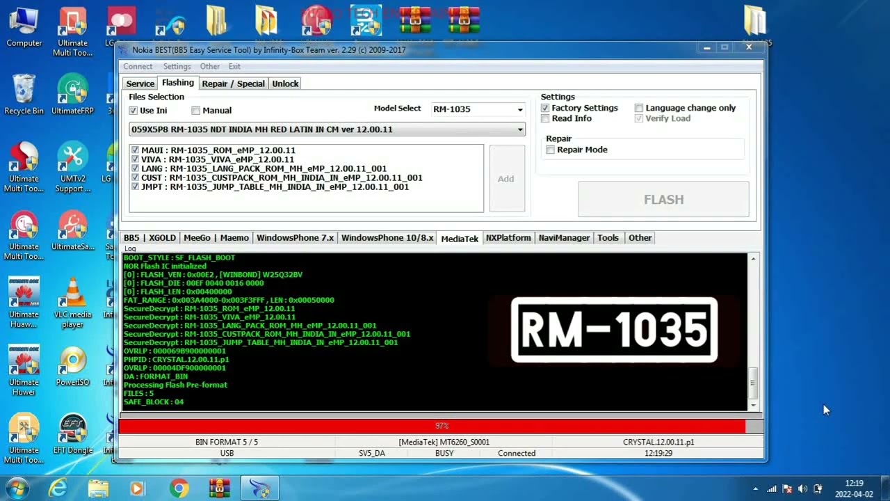 Nokia 130 Flash/ Nokia 1035 hang on logo/ RM-1035 Flashing With Infinity Best