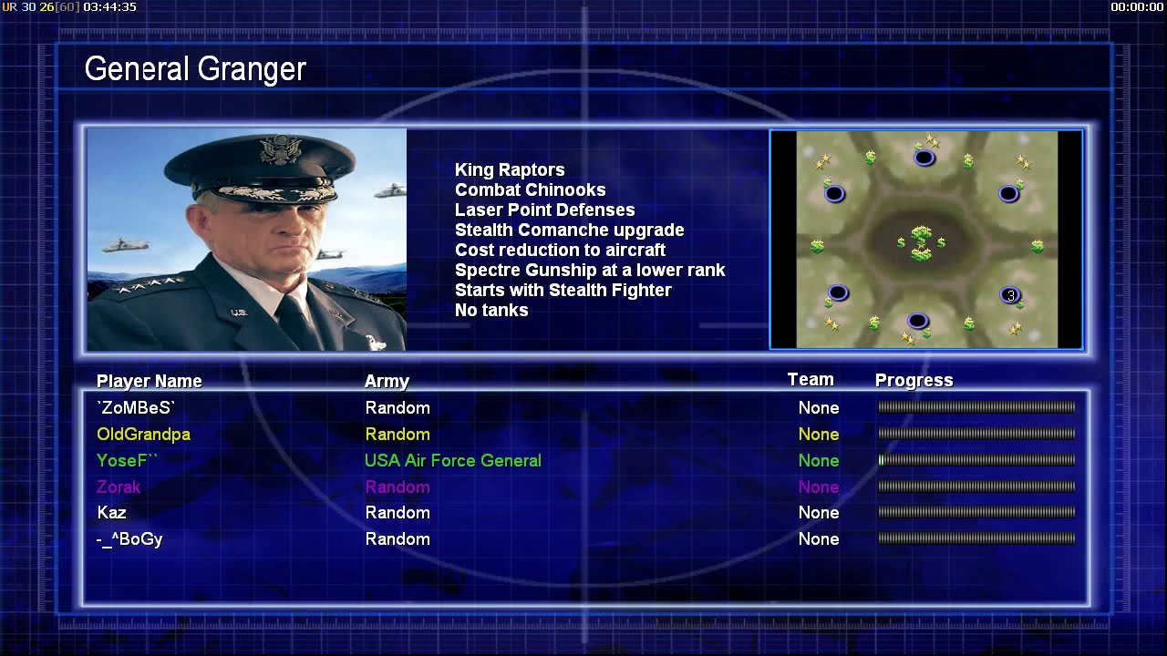 Defcon FFA - Air Force General - Pro Rules