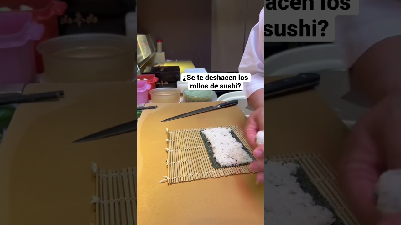 Rollos de sushi #chefyoshi #cocina #sushi #japan #chef #maki