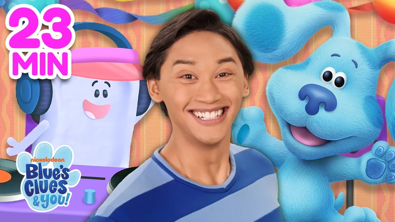 Blue Has a FUN Dance Party 🥳 w/ Slippery, Josh & Magenta! VLOG Ep. 61 | Blue's Clues & You!