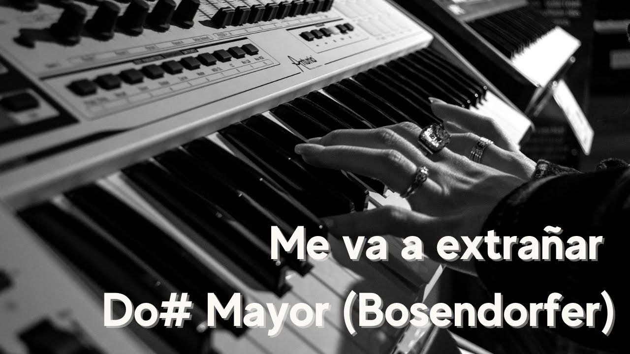 Pianocanta - Me va a extra&ntilde;ar (Do#Mayor) B&ouml;sendorfer Piano