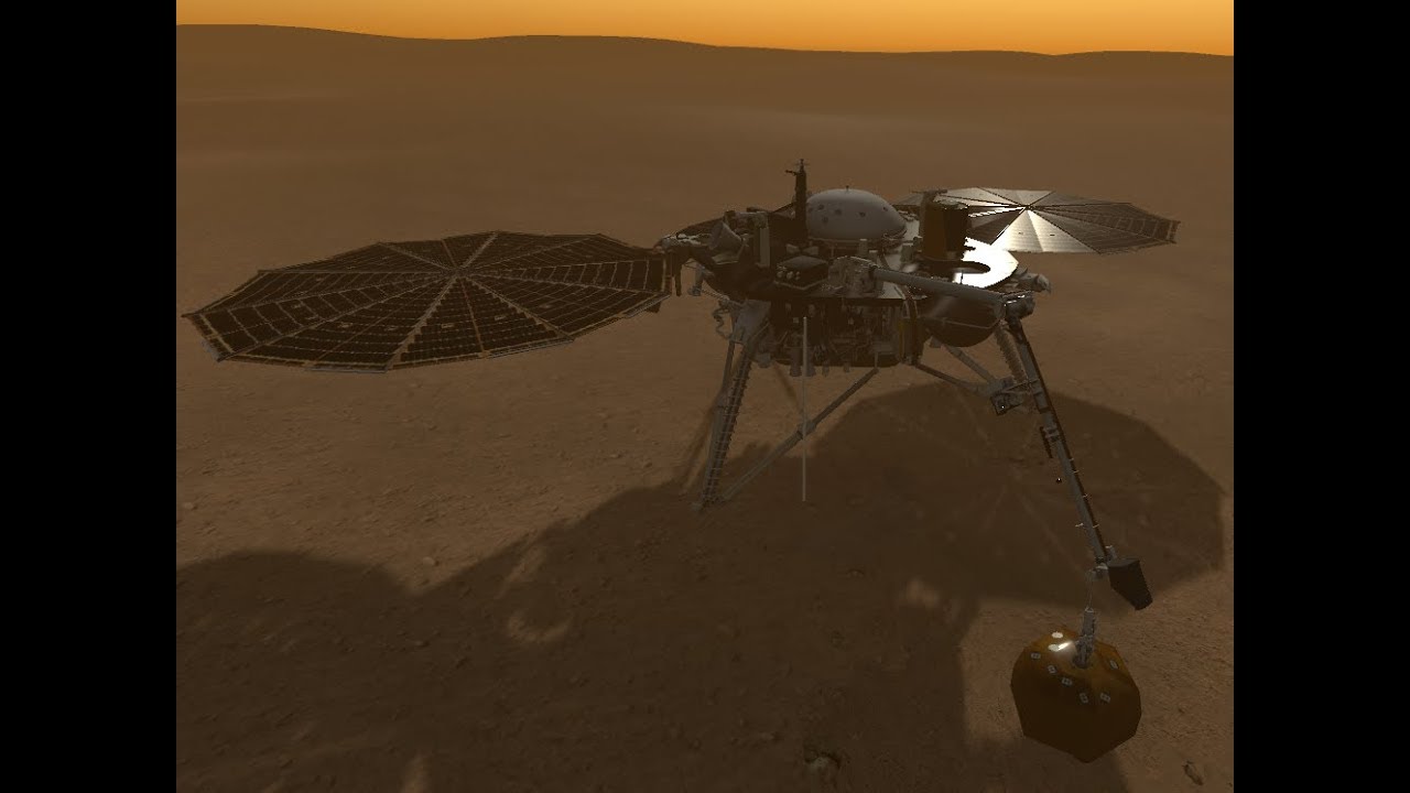 Artistic Impression no4 InSight Mission by Peter Thor